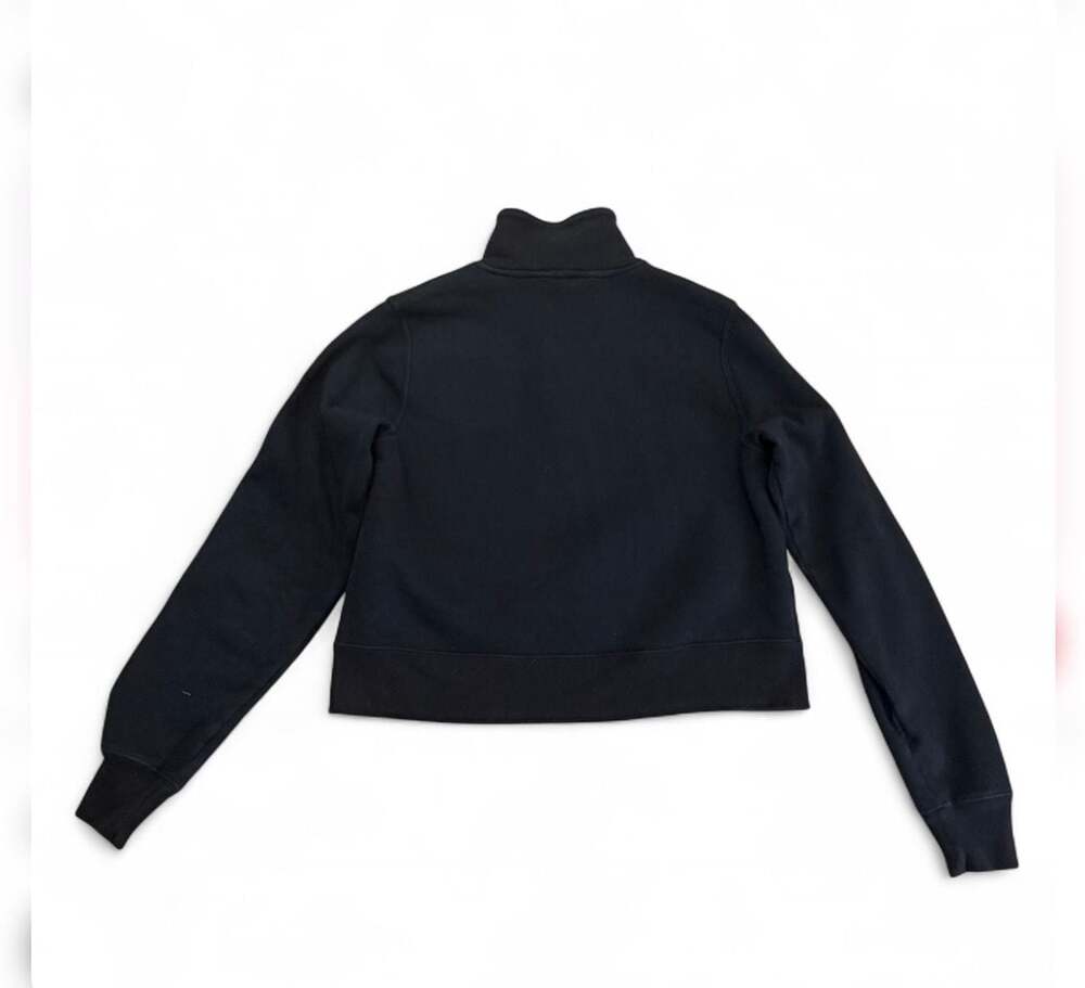 Vintage Abercrombie & Fitch Women's Sherpa-Lined Logo Half-Zip Sweatshirt - Picture 7 of 9